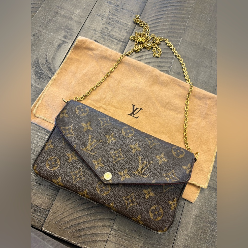Louis Vuitton Brown Monogram Crossbody Bag